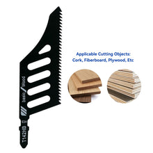 Load image into Gallery viewer, Premium Carbon Steel Irregular Curve Jigsaw Blades Flush Cutting Tool for Hardwood Plywood MDF Woodworking
