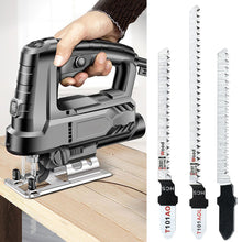 Load image into Gallery viewer, High Carbon Steel Jigsaw Blades Double Sided Fine Tooth Suitable For Wood Particle Board Fiberboard Plywood Cutting
