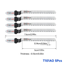 Load image into Gallery viewer, High Carbon Steel Jigsaw Blades Double Sided Fine Tooth Suitable For Wood Particle Board Fiberboard Plywood Cutting
