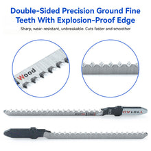 Load image into Gallery viewer, High Carbon Steel Jigsaw Blades Double Sided Fine Tooth Suitable For Wood Particle Board Fiberboard Plywood Cutting

