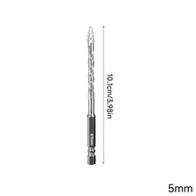Load image into Gallery viewer, Cross Four Flute Serrated Tungsten Steel Drill Bit Set 7Pcs Multipurpose For Ceramic Tile Glass Concrete Marble
