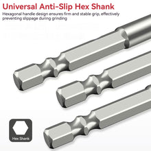 Load image into Gallery viewer, Cross Four Flute Serrated Tungsten Steel Drill Bit Set 7Pcs Multipurpose For Ceramic Tile Glass Concrete Marble
