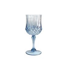 Load image into Gallery viewer, Elegant Diamond Pattern Imitation Glass Plastic Goblets Shatterproof Champagne Red Wine Cups For Wedding Party
