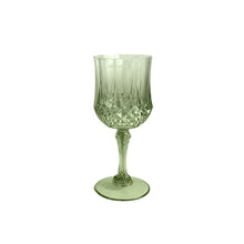 Load image into Gallery viewer, Elegant Diamond Pattern Imitation Glass Plastic Goblets Shatterproof Champagne Red Wine Cups For Wedding Party
