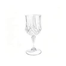 Load image into Gallery viewer, Elegant Diamond Pattern Imitation Glass Plastic Goblets Shatterproof Champagne Red Wine Cups For Wedding Party
