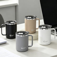 Load image into Gallery viewer, Double Layer 304 Stainless Steel Coffee Mug With Handle Leak Proof Insulated Drinkware For Students Adults
