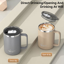 Load image into Gallery viewer, Double Layer 304 Stainless Steel Coffee Mug With Handle Leak Proof Insulated Drinkware For Students Adults
