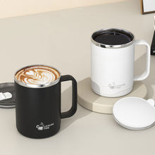 Load image into Gallery viewer, Double Layer 304 Stainless Steel Coffee Mug With Handle Leak Proof Insulated Drinkware For Students Adults
