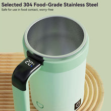 Load image into Gallery viewer, 380ML Smart Temperature Magnetic Stirring Cup Electric Automatic Mixing Mug for Milkshake Fitness Daily Drink
