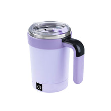 Load image into Gallery viewer, 380ML Smart Temperature Magnetic Stirring Cup Electric Automatic Mixing Mug for Milkshake Fitness Daily Drink
