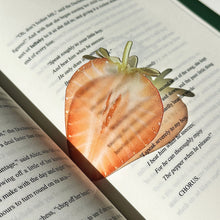 Load image into Gallery viewer, Creative Acrylic Translucent Fruit Bookmark High Aesthetic Refractive Color Page Marker Perfect Reading Accessory Gift
