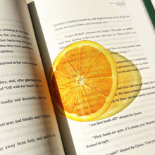 Load image into Gallery viewer, Creative Acrylic Translucent Fruit Bookmark High Aesthetic Refractive Color Page Marker Perfect Reading Accessory Gift

