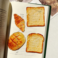 Load image into Gallery viewer, Cute Acrylic Bread Bookmark Pineapple Bun Toast Croissant Design Transparent Stationery Gift for Book Lovers
