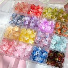 Load image into Gallery viewer, 50PCS 10mm Small Plum Blossom Glass Loose Beads Medium Hole For DIY Bracelet Necklace Jewelry Accessories
