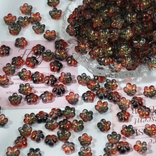 Load image into Gallery viewer, 50PCS 10mm Small Plum Blossom Glass Loose Beads Medium Hole For DIY Bracelet Necklace Jewelry Accessories
