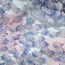 Load image into Gallery viewer, 50PCS 10mm Small Plum Blossom Glass Loose Beads Medium Hole For DIY Bracelet Necklace Jewelry Accessories
