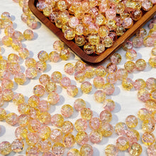 Load image into Gallery viewer, 30Pcs 10mm Sparkling Ice Cracked Glass Beads Burst Pattern Glazed Beads for Bracelet Necklace DIY Jewelry Accessories
