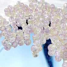 Load image into Gallery viewer, 30Pcs 10mm Sparkling Ice Cracked Glass Beads Burst Pattern Glazed Beads for Bracelet Necklace DIY Jewelry Accessories
