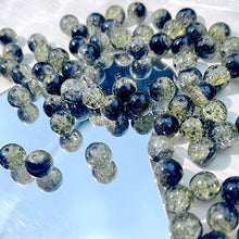 Load image into Gallery viewer, 30Pcs 10mm Sparkling Ice Cracked Glass Beads Burst Pattern Glazed Beads for Bracelet Necklace DIY Jewelry Accessories

