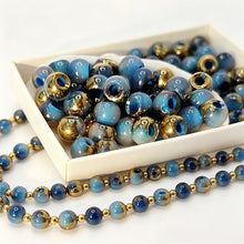 Load image into Gallery viewer, 4mm Half Gold Half Jade Glass Weaving Round Beads DIY Jewelry Handmade Beading Accessories for Bracelets Earrings Necklaces
