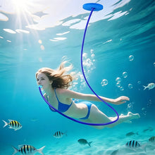 Load image into Gallery viewer, 1M Full Dry Single-Tube Snorkel for Adults Underwater Breathing Anti-Choke Snorkeling Gear Scuba Diving Equipment
