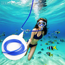 Load image into Gallery viewer, 1M Full Dry Single-Tube Snorkel for Adults Underwater Breathing Anti-Choke Snorkeling Gear Scuba Diving Equipment
