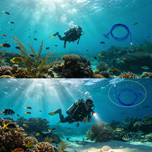 Load image into Gallery viewer, 1M Full Dry Single-Tube Snorkel for Adults Underwater Breathing Anti-Choke Snorkeling Gear Scuba Diving Equipment
