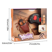 Load image into Gallery viewer, Creativity Prank 2-in-1 RC Wall Climbing Roach Car Ground + Wall Crawl Funny Prank Toy for Kids Boys Girls
