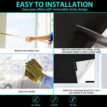 Load image into Gallery viewer, Oxford Sunshade Curtains Removable Light Blocking Shade for Car Window Camper Hotel Dorm DIY Sun Protection Blinds for Night Sleep Reusable Privacy Cover
