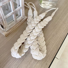Load image into Gallery viewer, Nordic Style Cotton Linen Curtain Tiebacks Rope Strap for Curtain Storage Adjustable Wrap Tie for Bedroom Living Room Balcony Soft Home Decor Accessory
