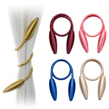 Load image into Gallery viewer, Modern Bendable DIY Twist Curtain Tieback Creative Curtain Holder for Living Room Bedroom Home Decor Accessory for Renter
