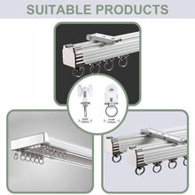 Load image into Gallery viewer, 10/30Sets Thickened Curtain Roller Wheels Silent Glide Ball for Curtain Track for Home Hotel Window Hardware
