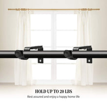 Load image into Gallery viewer, Adjustable Ceiling Mount Curtain Rod Bracket with Screws Simple Design Rod Holder for Living Room Bedroom Floor-to-Ceiling Window Home Hardware Support
