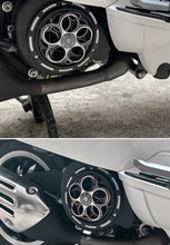 Load image into Gallery viewer, Motorcycle CNC Aluminum Rotating Fan Cover For VESPA Primavera Sprint 150 Cooling Fan Shroud Decorative Guard Engine Bay Styling &amp; Protection
