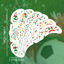 Load image into Gallery viewer, 6 sheets Football Match Cheer Up Face Tattoo Sticker Freckle Powder Blusher Tattoo Fan Match Makeup Party Stickers
