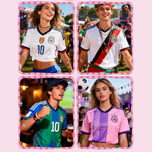 Load image into Gallery viewer, 10sheets Football Shoot Temporary face Stickers Soccer Sports Goal Win Parties Gatherings Waterproof Tattoo Stickers
