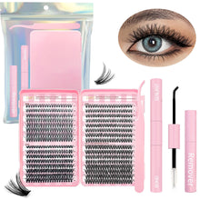 Load image into Gallery viewer, Large Quantity 5D Shaped Eyelash Extension Premade Fans W Volume Lashes D Curvature Thick Curled False Eyelashes
