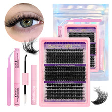 Load image into Gallery viewer, Large Quantity 5D Shaped Eyelash Extension Premade Fans W Volume Lashes D Curvature Thick Curled False Eyelashes
