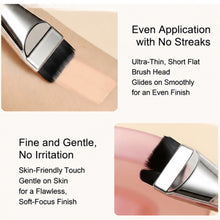 Load image into Gallery viewer, Foundation Brush Set with Color Mixing Palette &amp; Makeup Sponges Professional Liquid Foundation Blending Brush Flat Top Soft Sponge for Flawless Base
