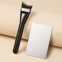 Load image into Gallery viewer, Foundation Brush Set with Color Mixing Palette &amp; Makeup Sponges Professional Liquid Foundation Blending Brush Flat Top Soft Sponge for Flawless Base
