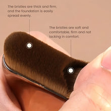 Load image into Gallery viewer, Ultra Thin Flat Tongue Foundation Brush Broad Wide Head Soft Bristles Makeup Tool for Liquid Cream Foundation Blending Flawless Face
