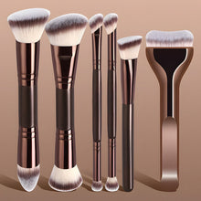 Load image into Gallery viewer, Ultra Thin Flat Tongue Foundation Brush Broad Wide Head Soft Bristles Makeup Tool for Liquid Cream Foundation Blending Flawless Face
