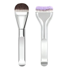 Load image into Gallery viewer, Ultra Thin Flat Tongue Foundation Brush Broad Wide Head Soft Bristles Makeup Tool for Liquid Cream Foundation Blending Flawless Face

