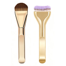 Load image into Gallery viewer, Ultra Thin Flat Tongue Foundation Brush Broad Wide Head Soft Bristles Makeup Tool for Liquid Cream Foundation Blending Flawless Face
