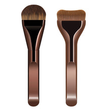 Load image into Gallery viewer, Ultra Thin Flat Tongue Foundation Brush Broad Wide Head Soft Bristles Makeup Tool for Liquid Cream Foundation Blending Flawless Face
