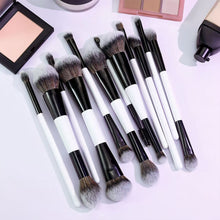 Load image into Gallery viewer, Double Head Makeup Brushes Foundation Blush Contour Powder Eyeshadow Brush Soft Bristles Single or Collection
