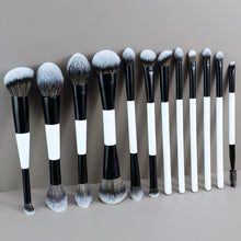 Load image into Gallery viewer, Double Head Makeup Brushes Foundation Blush Contour Powder Eyeshadow Brush Soft Bristles Single or Collection
