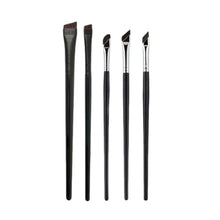 Load image into Gallery viewer, Eyeshadow Brush Set Professional Nylon Fiber Eye Makeup Brushes for Blending Shading Detail Work Travel Brow Tool Kit for Women
