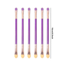 Load image into Gallery viewer, Eyeshadow Brush Set Professional Nylon Fiber Eye Makeup Brushes for Blending Shading Detail Work Travel Brow Tool Kit for Women
