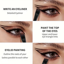 Load image into Gallery viewer, Eyeshadow Brush Set Professional Nylon Fiber Eye Makeup Brushes for Blending Shading Detail Work Travel Brow Tool Kit for Women
